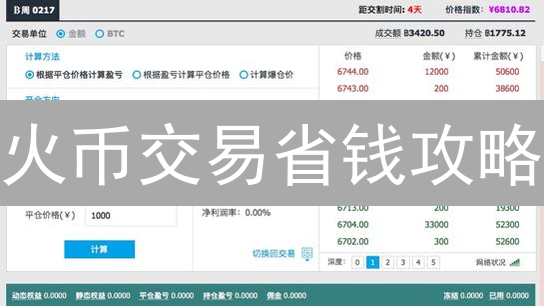 火币交易省钱攻略：精明投资者的成本控制之道【实战篇】