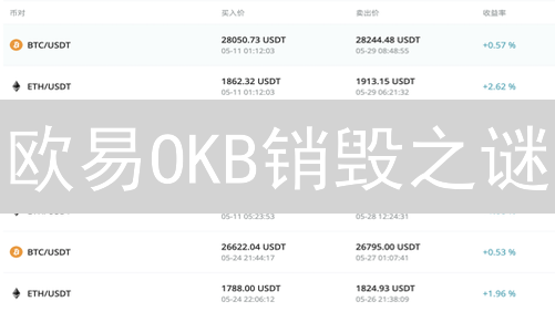 欧易OKB销毁之谜：代币燃烧能否点燃价值？ (权威解析)
